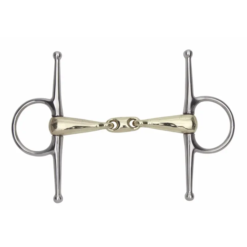 Shires Copper Mouth Full Cheek Snaffle Bit