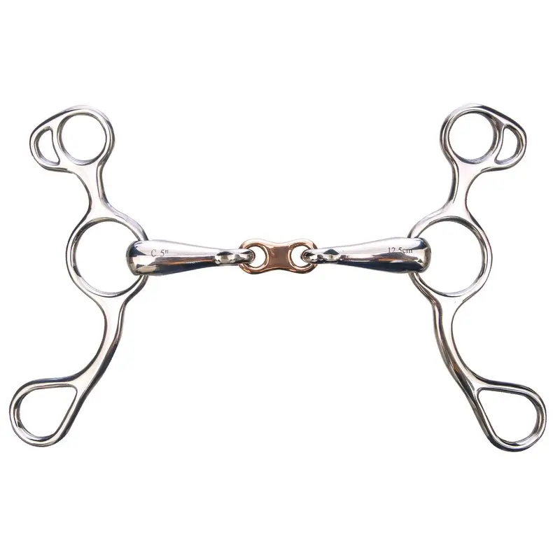 Shires French Link Sliding Gag Bit