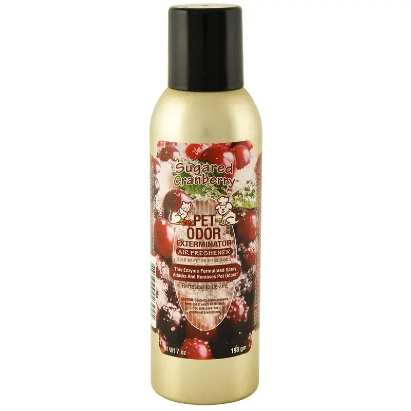 Pet Odor Exterminator Air Freshener Spray, Sugared Cranberry, 7 oz