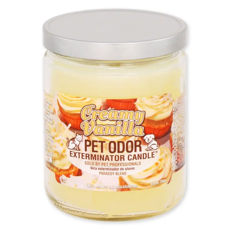 Pet Odor Exterminator Candle, Creamy Vanilla, 13 oz