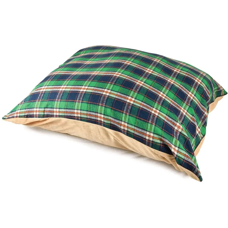 Flannel Dog Bed with Zipper