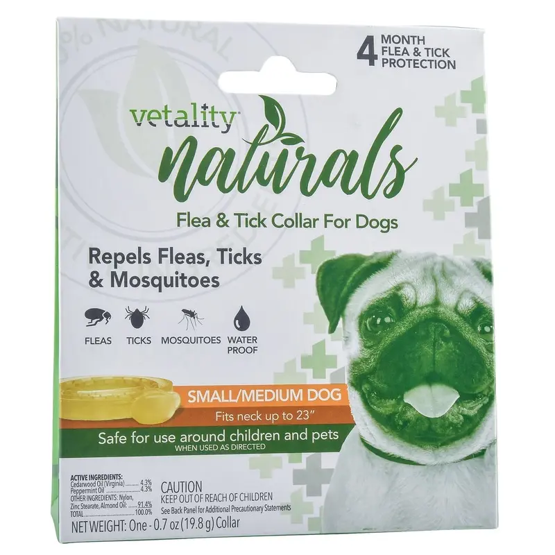 Vetality Naturals Flea & Tick Collar for Dogs