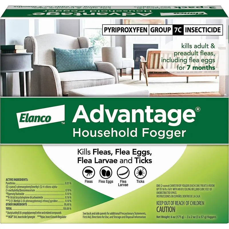 Advantage Household Fogger, 3 pack