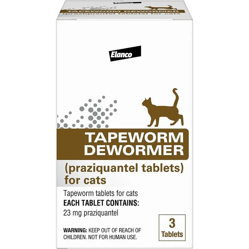 Elanco Tapeworm Cat Dewormer, 3 tablets