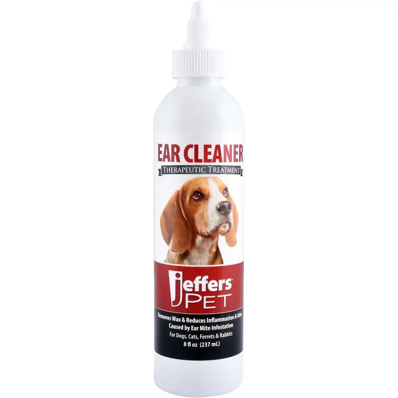 Jeffers Pet Ear Cleaner Therapeutic Treatment Solution with Eucalyptus