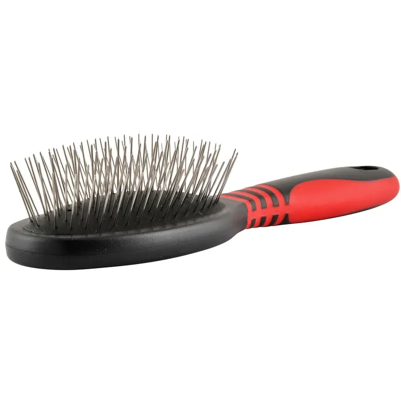 Jeffers Pin Brush for Pet Grooming, Medium