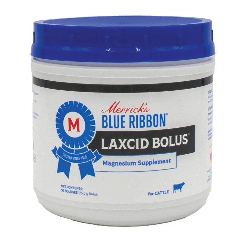 Merrick's Laxcid Mild Laxative/Antacid Boluses for Cattle