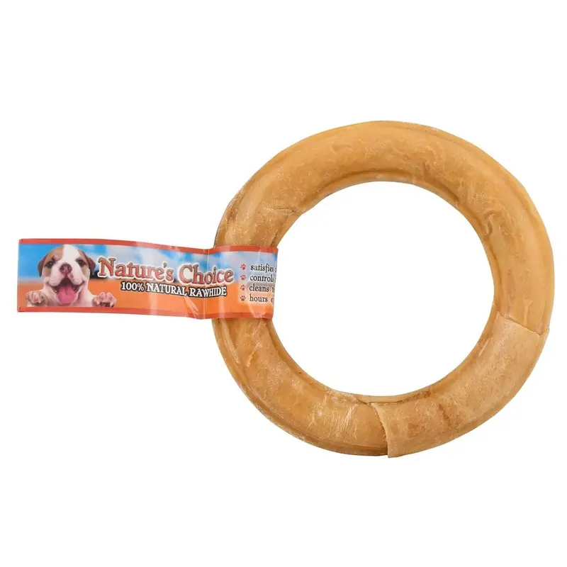 Pressed Rawhide Donuts, 6" D
