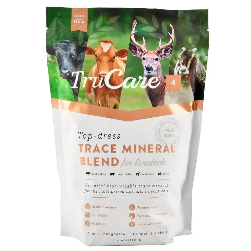 TruCare 4 Top Dress Trace Mineral Blend for Livestock, 35 oz