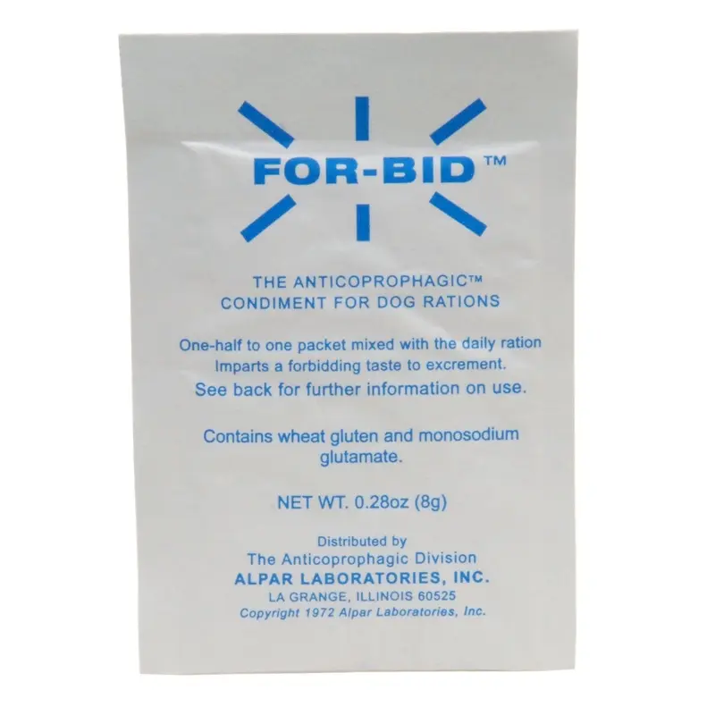 For-bid Anticoprophagic Stool Eating Deterrent for Dogs, 8 g