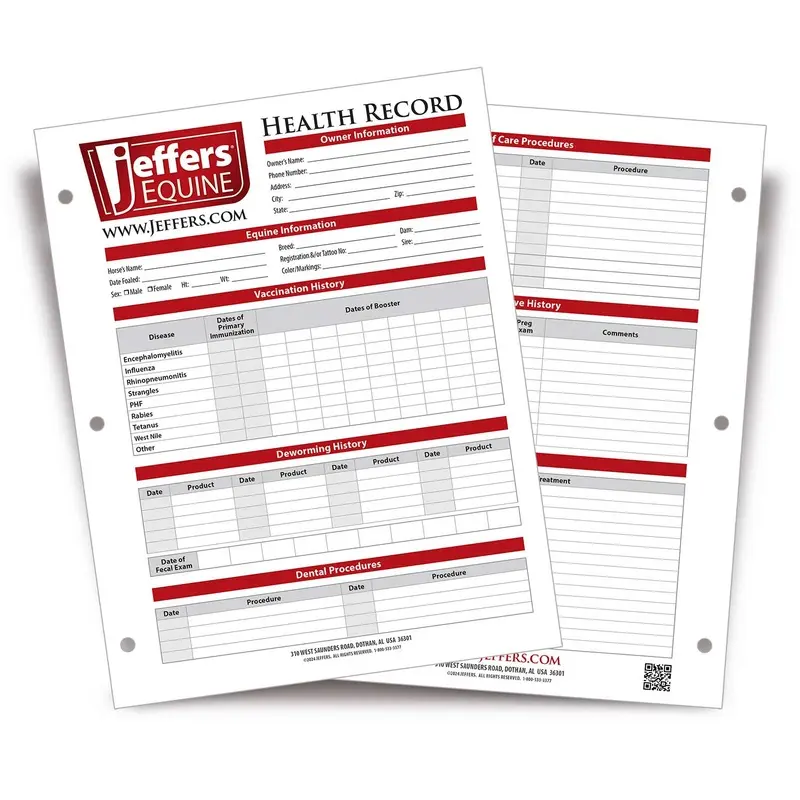 Jeffers Horse Health Records