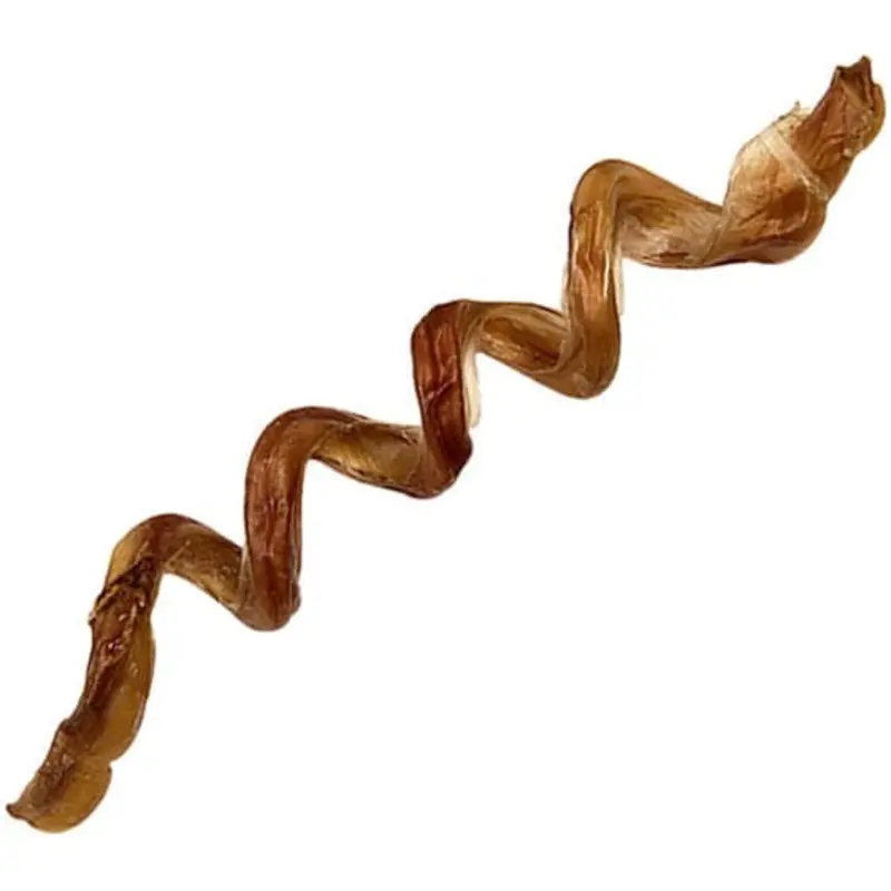 Jones Curly Q Bully Stick, approx. 8"-10"L