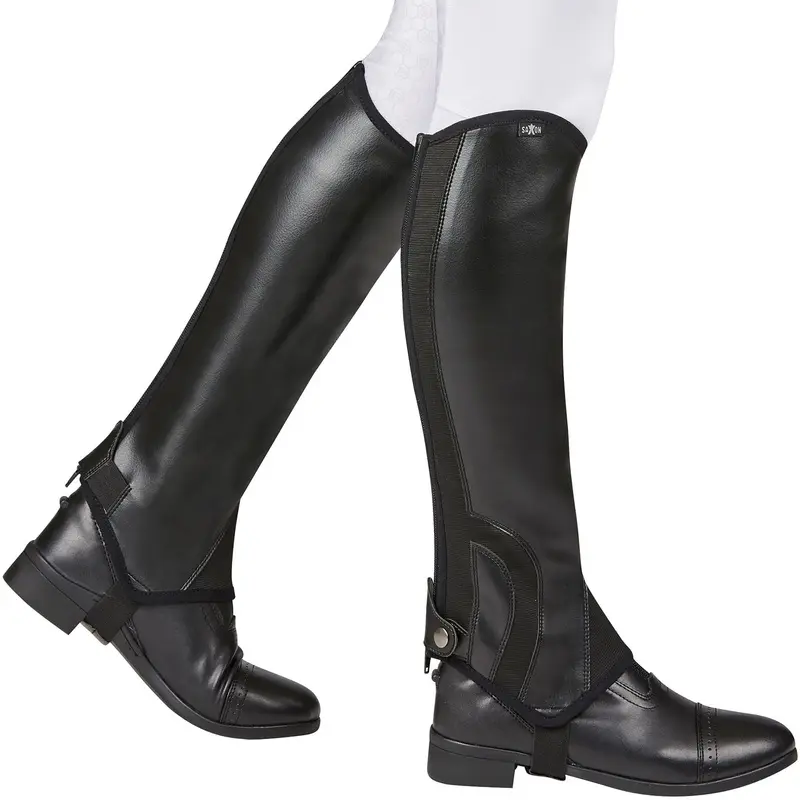 Saxon Syntovia Half Chaps, Ladies, Black