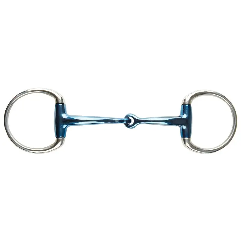 JP Korsteel Blue Steel Eggbutt Snaffle Bit