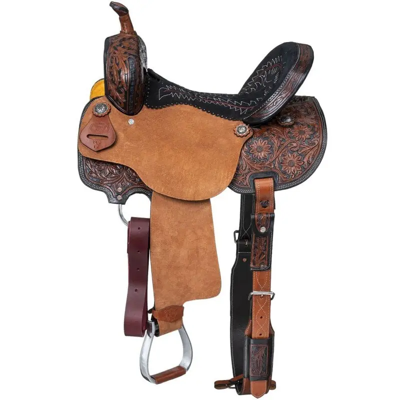 Royal King Two Tone Hawley Barrel Saddle Package