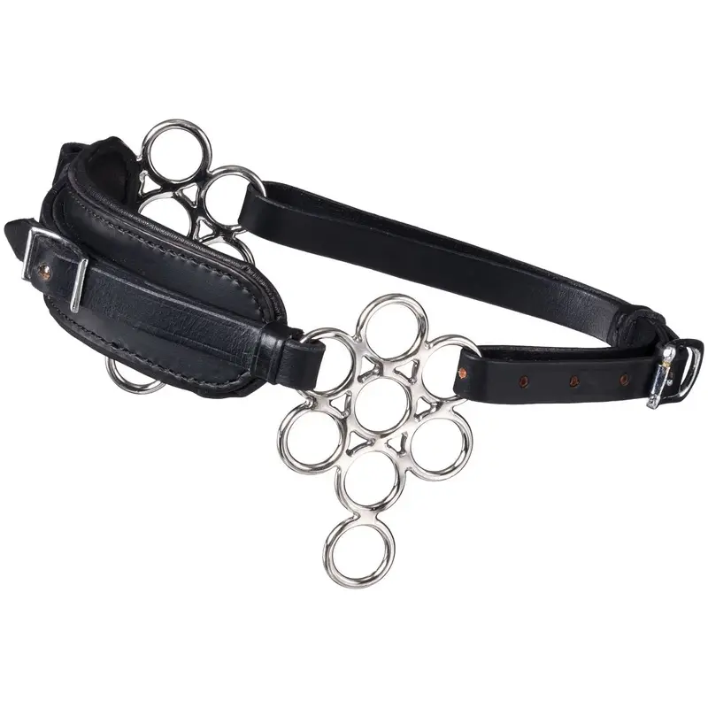 Leather Nose Multi-Ring Hackamore