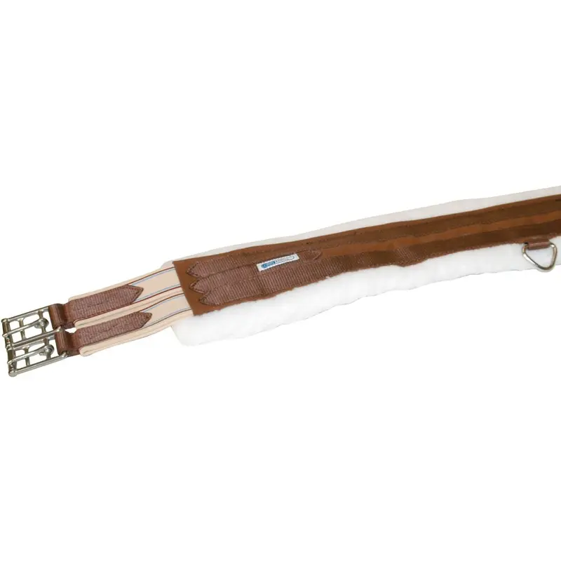 Lettia CoolMax Fleece Lined Girth, Brown