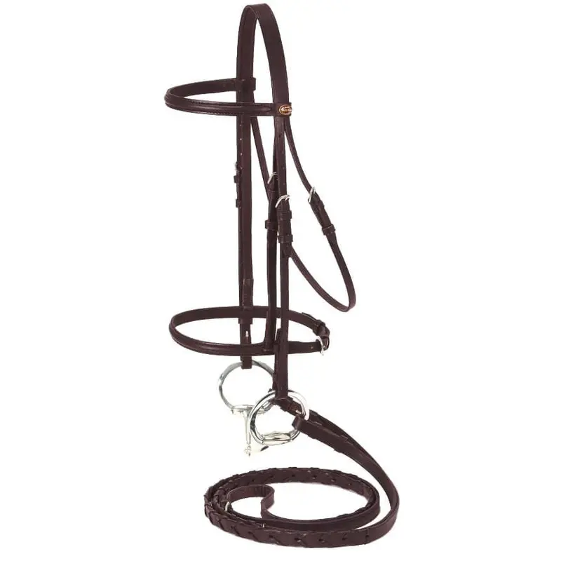 Miniature Raised Snaffle Bridle, Brown