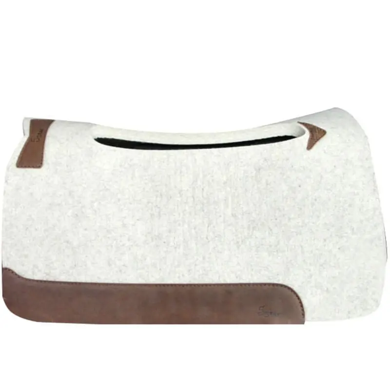 "The Rancher" 5 Star Self-Contouring Wool Saddle Pad for Horses