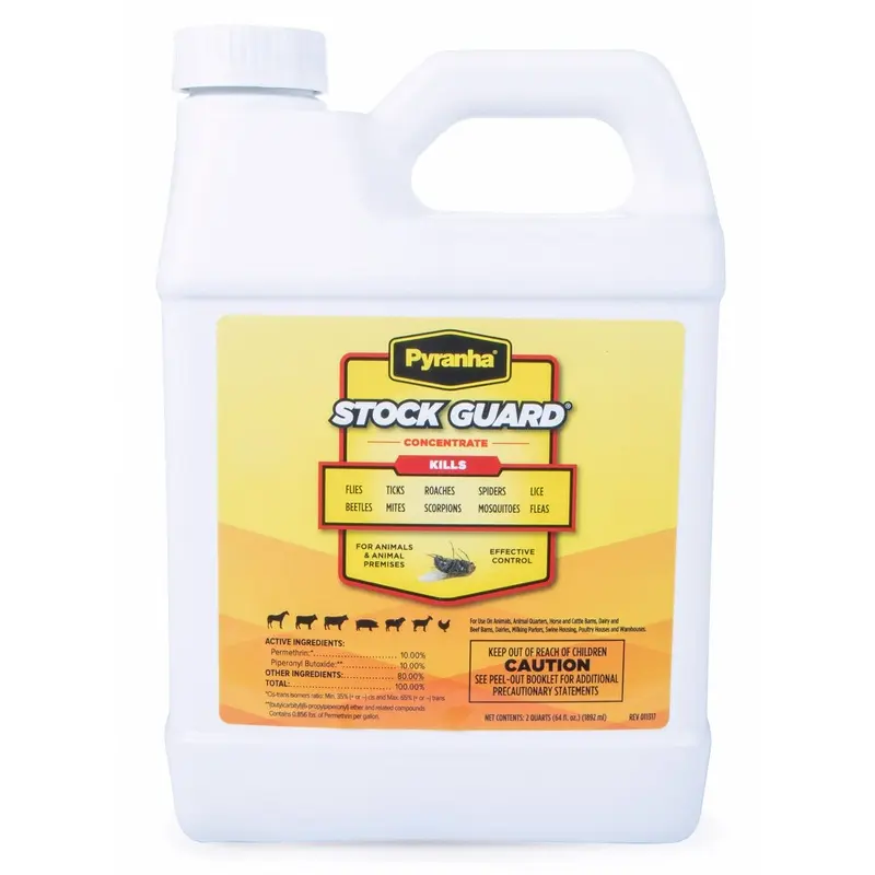 Pyranha Stock Guard Concentrate Fly Control Spray for LIvestock & Premises