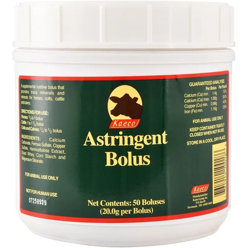 Astringent Bolus, 50 count
