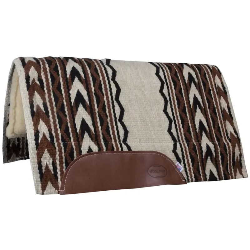 Mustang Arrowhead Fleece Bottom Saddle Pad, 36" x 34"