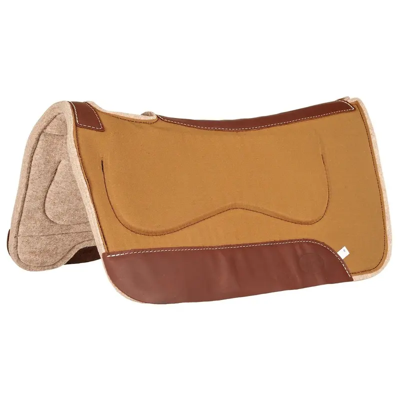Mustang Canvas and Wool Kidney Saddle Pad
