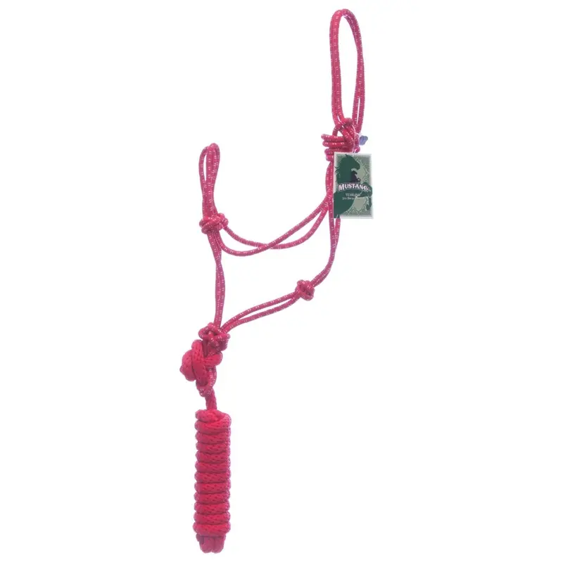 Mustang Yearling Rope Halter and Lead