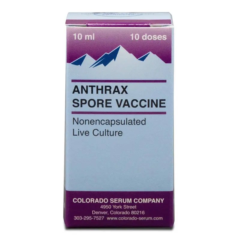 Anthrax Spore Vaccine for Horses & Livestock