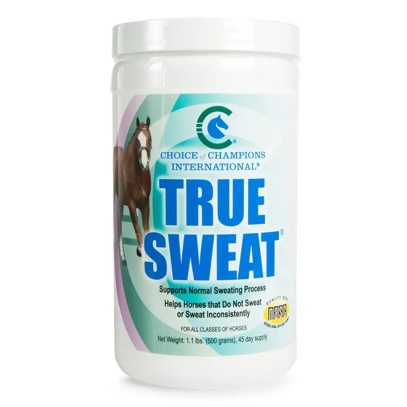 Choice of Champions True Sweat Supports Normal Sweating Process in Horses, 500 g