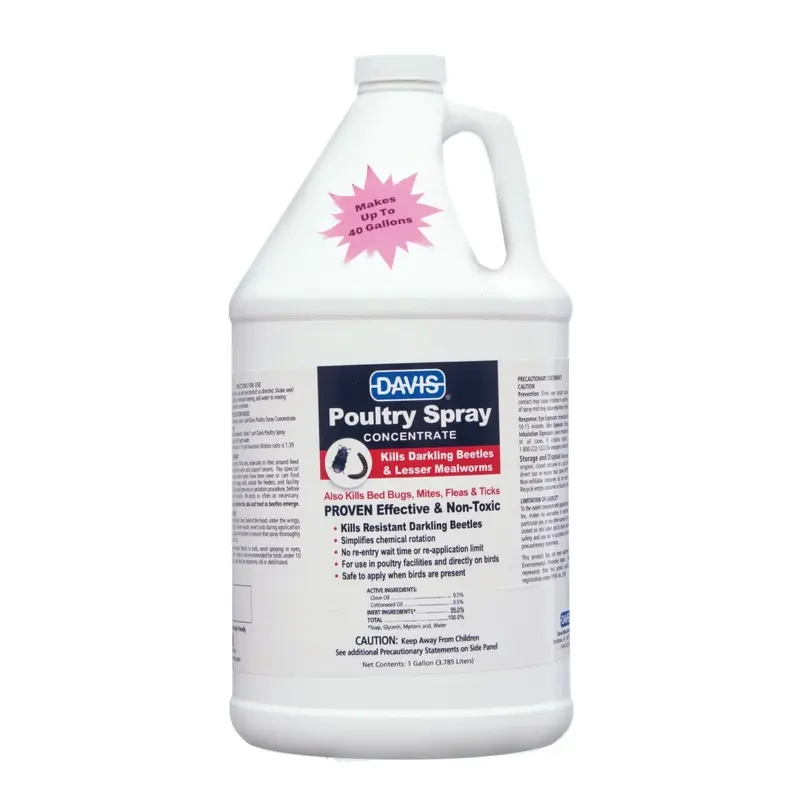 Davis Poultry Spray Concentrate, Gallon