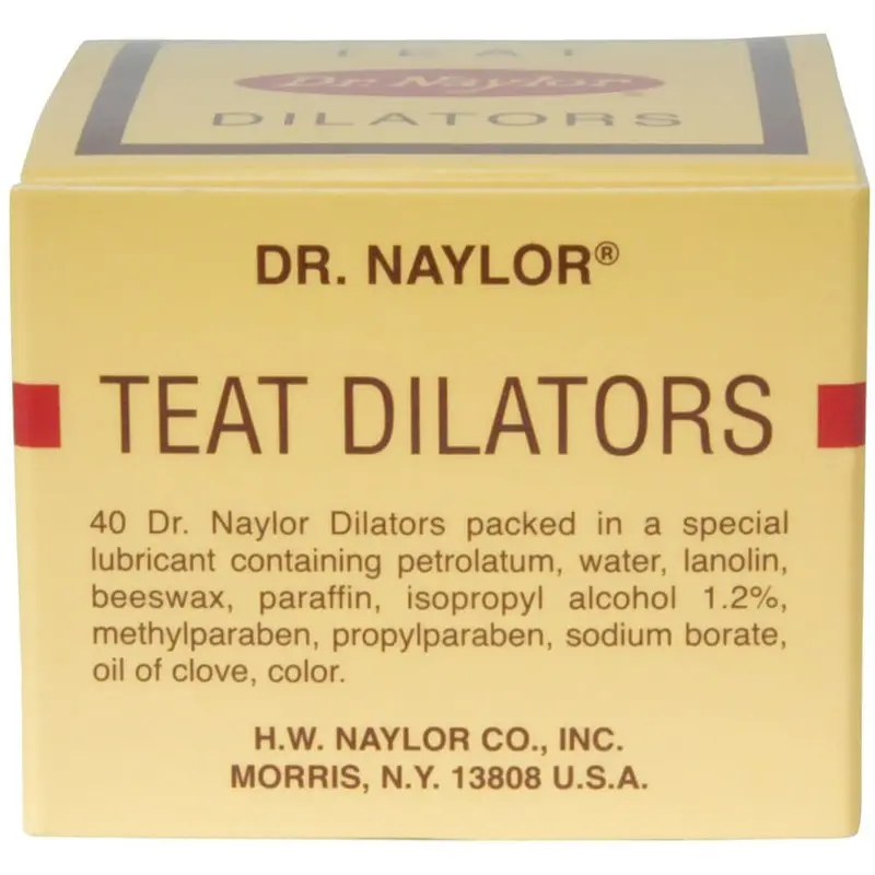 Dr. Naylor's Teat Dilators, Box of 40