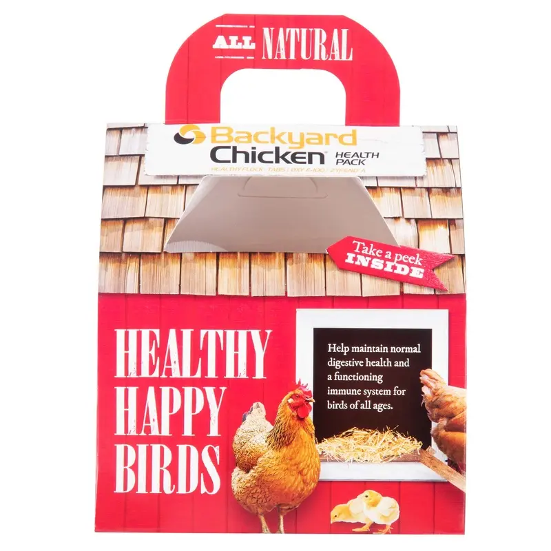 Backyard Chicken 3-Pack Health Pack, supports 25 chicks for 50 days