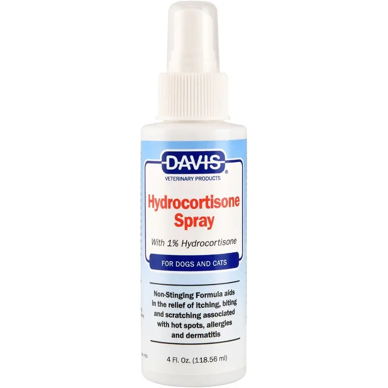 Davis Hydrocortisone Spray, 4 oz