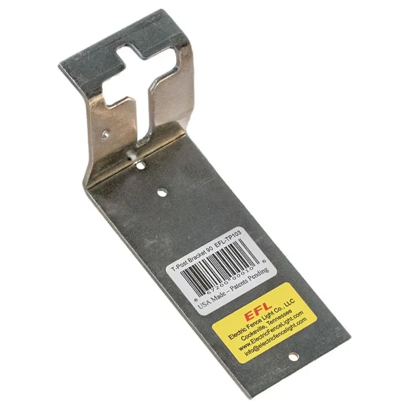90 Degree T-Post Mounting Bracket