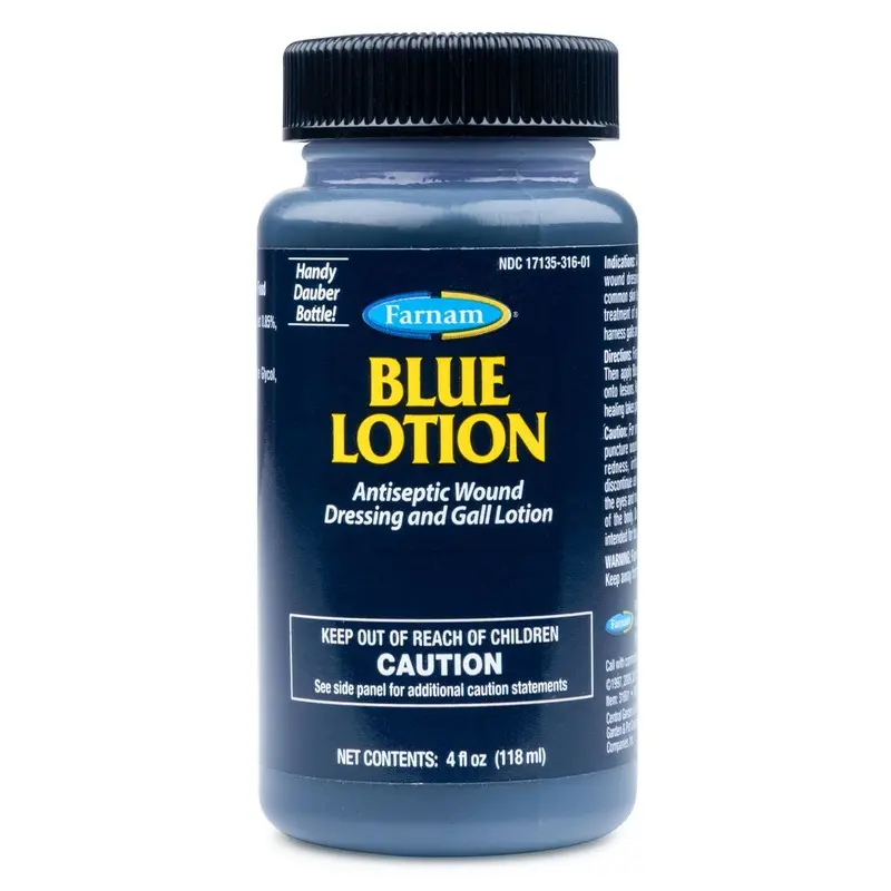 Blue Lotion Antiseptic Wound Dressing for Horses & Dogs
