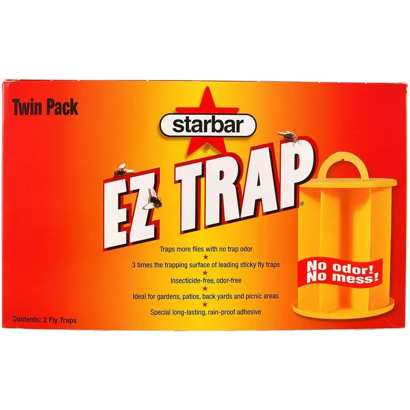 EZ Trap Odor Free Fly Trap, Twin Pack