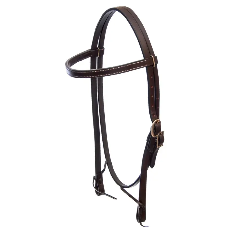 Jeffers Leather Browband Headstall