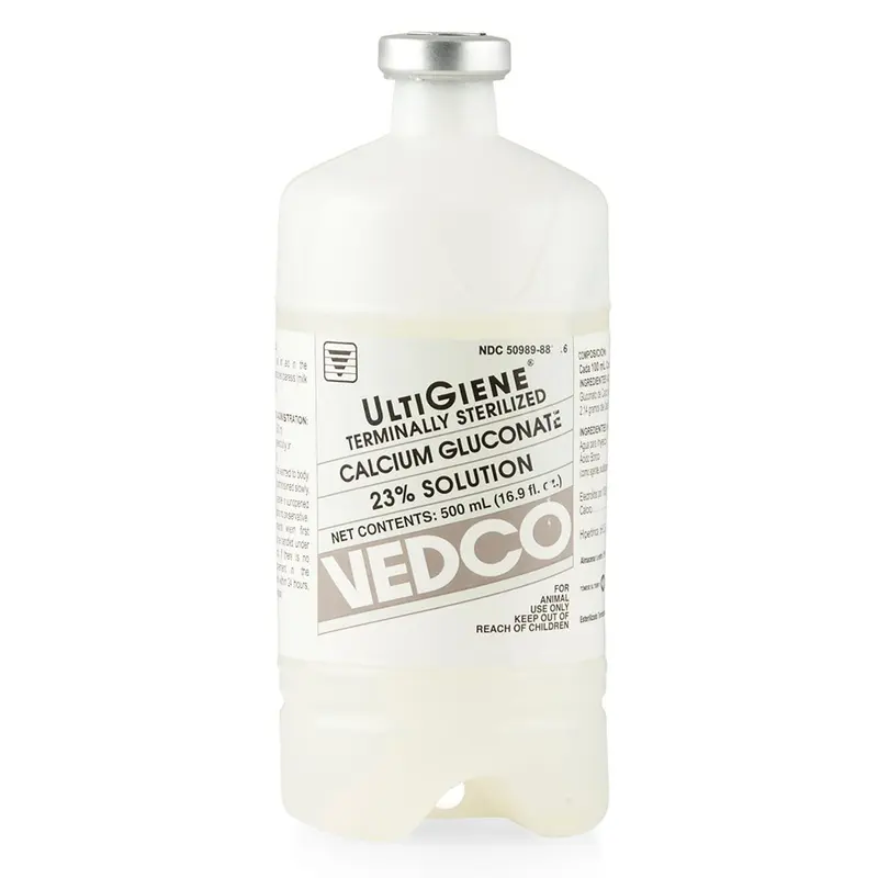 Calcium Gluconate 23% Solution, 500 mL