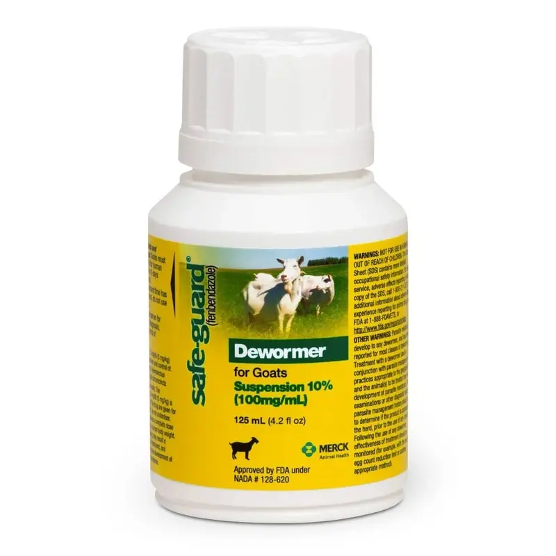 Safe-Guard Goat Dewormer (10% Suspension), 125 mL