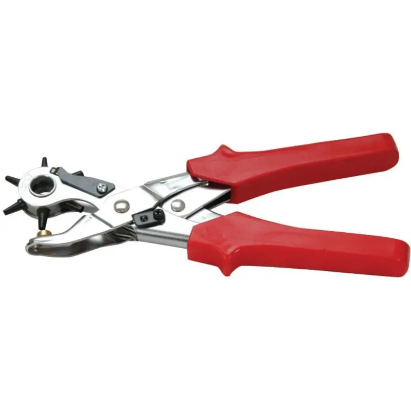 Jeffers Heavy Duty Compound Action Leather Punch with Soft Grip Handle