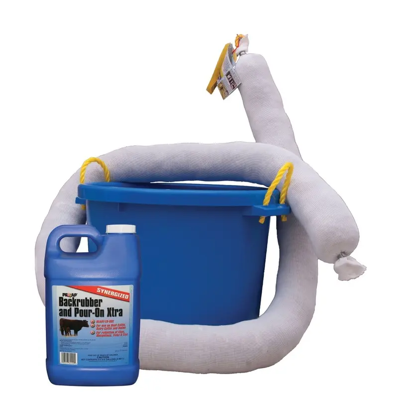 Jeffers Cattle Rub Tub, 4 Piece Kit for Fly Control