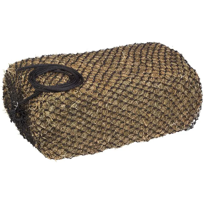 Slow Feed Square 2x2 Hay Bale Bag, Black