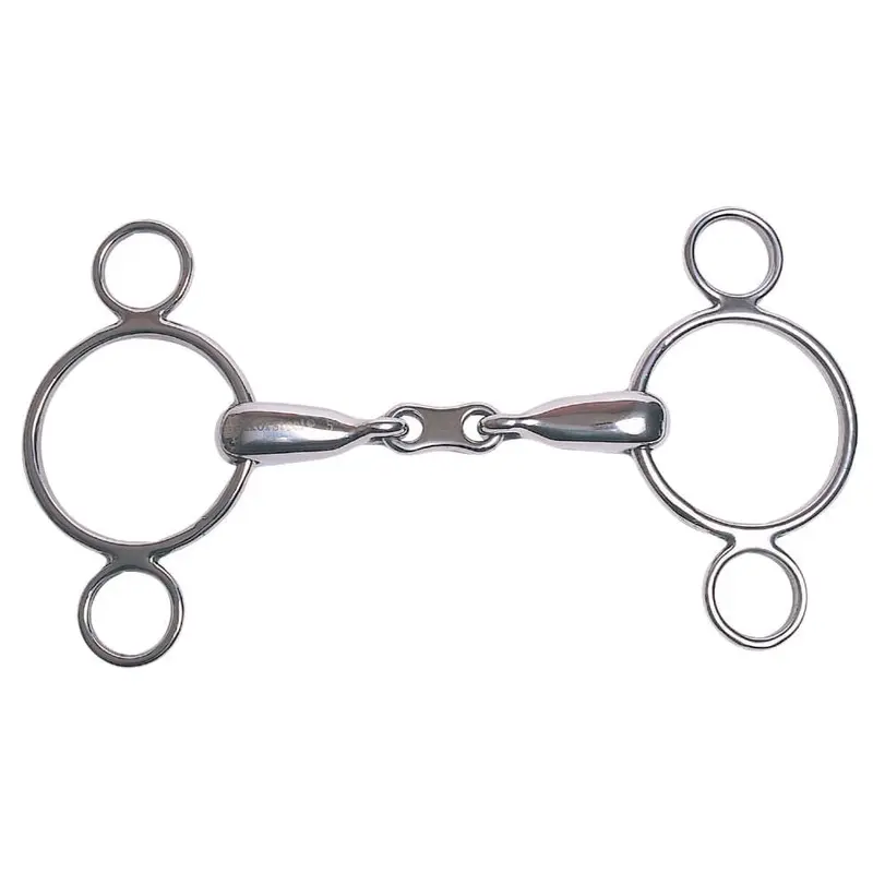 Korsteel French Link 2 Ring Dutch Gag Bit