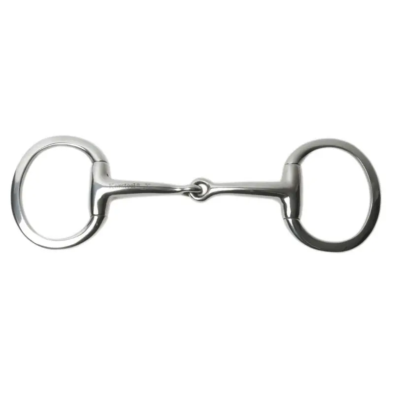 Korsteel Med Weight Solid Mouth Eggbutt Snaffle Bit