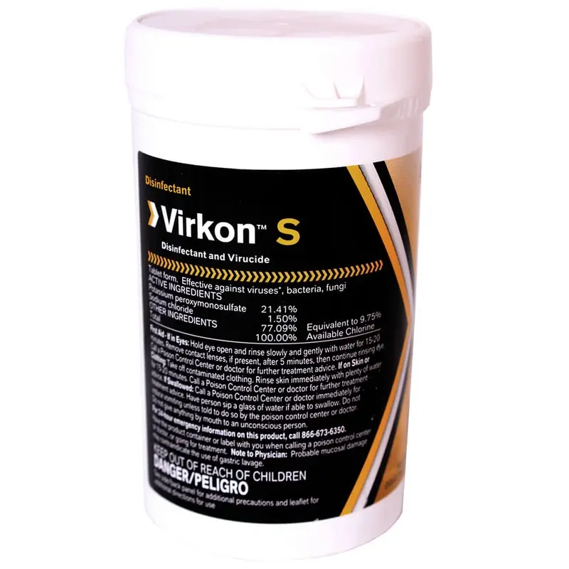 Virkon S Broad Spectrum Disinfectant Tablets
