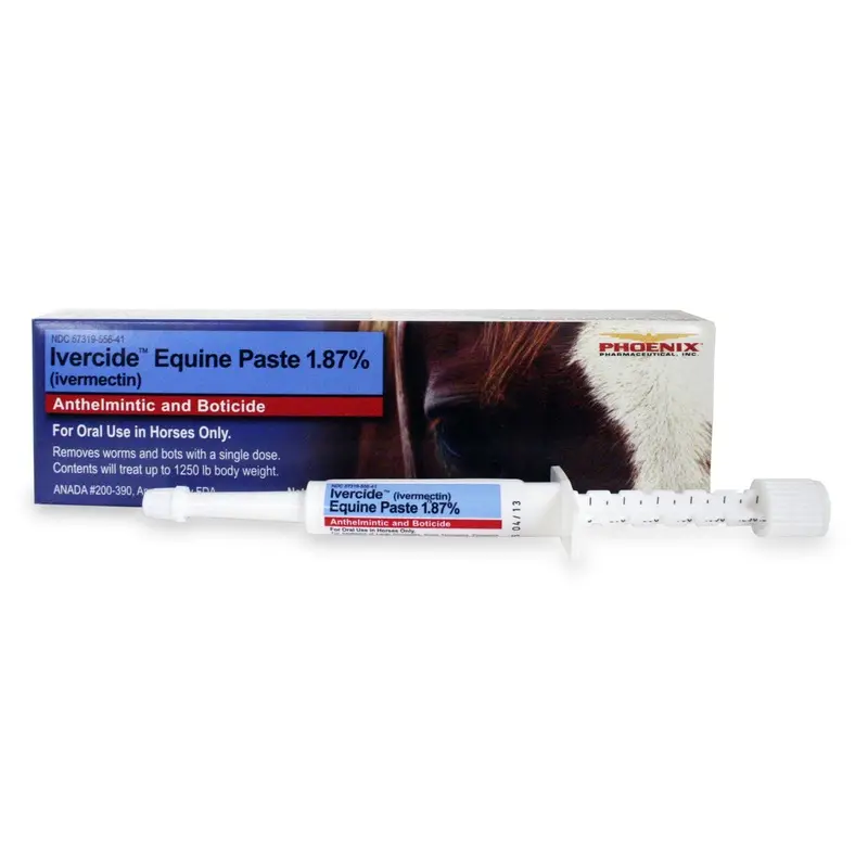 Ivercide Ivermectin Equine Wormer Paste 1.87%, 6.08 gm