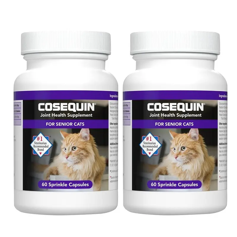 Nutramax Cosequin Senior Joint Health Supplement for Cats, 60 Sprinkle Capsules