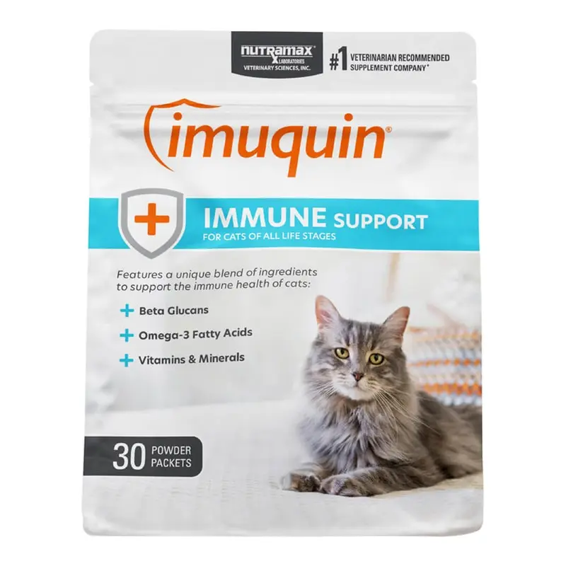 Nutramax Imuquin Immune Health for Cats, 30 Packets