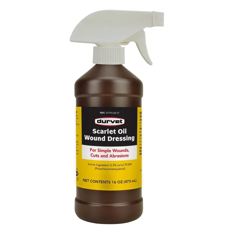 Scarlet Oil with Sprayer for Horses, 16 oz